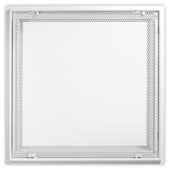 Shoemaker 106PTFG Series Commercial Perforated Face T-Bar Filter Grilles with Preformed Fiberglass Back for 1&quot; Filters